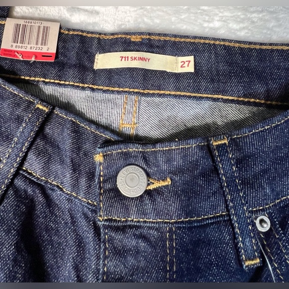 NWT LEVI’S 711 Skinny Jeans 27 - Picture 10 of 10